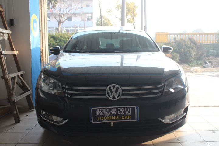 合肥大眾新帕薩特改燈藍(lán)精靈車燈升級(jí)合肥實(shí)體店HID大燈