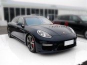 14 15保時(shí)捷Panamera970改裝Turbo大嘴前杠GTS大包圍日行燈排氣管