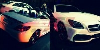 奔馳SLK200 SLK300 R172改裝WALD大包圍碳纖維尾翼后唇排氣管