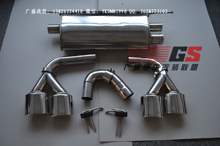沃爾沃XC60改裝四出排氣管尾喉尾嘴 HEICO后唇后擾流XC60排氣管