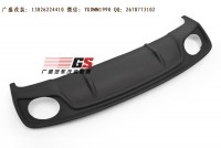13 14新款?yuàn)W迪A4L B9改裝RIEGER大包圍 RS5后唇碳纖維尾翼排氣管