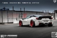 法拉利458改裝LB FERRARI寬體包圍 碳纖維尾翼前唇后唇 IPE排氣管