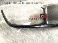 奔馳W218 CLS300 CLS350改裝AMG CLS63碳纖維后唇包圍排氣管尾喉
