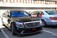 奔馳S級W222改裝AMG大包圍 奔馳S63大包圍 四出排氣管尾喉尾翼