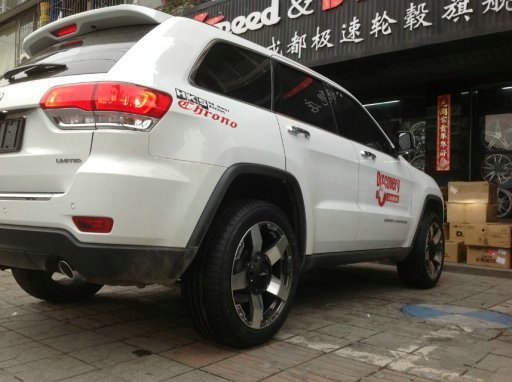 成都極速輪轂技研 Jeep 大切諾基 升級20寸輪圈 改裝案例