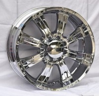 20寸悍馬H2道奇公羊雪佛蘭GMC/C-3500福特F250/F350電鍍越野輪轂改裝輪轂