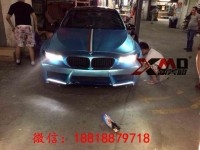 寶馬F10 F18改HAMNN寬體大包圍改裝碳纖維尾翼機蓋內(nèi)飾排氣升級