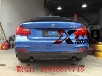 寶馬2系M235 M tech后杠裝 碳纖維后唇