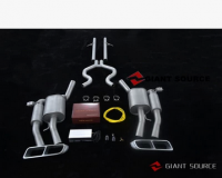 路虎攬勝行政版改裝GIANTSOURCE閥門排氣中尾端hamann小包圍尾喉