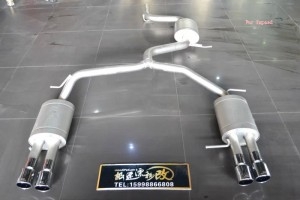 大眾CC 升級(jí)K2 Motor中尾段排氣管
