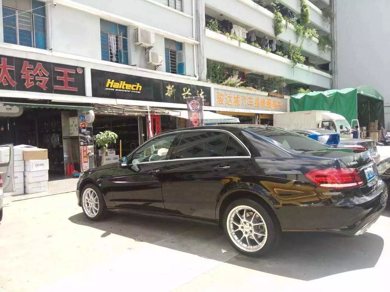BBS、裝奔馳 E400