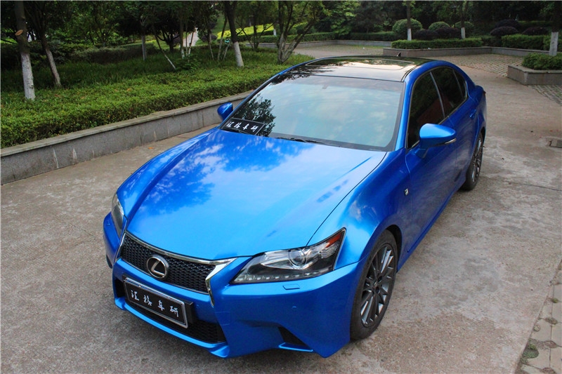 長沙車衣裳改色膜 全車改色膜 車衣裳進口改色膜 雷克薩斯-爵士藍