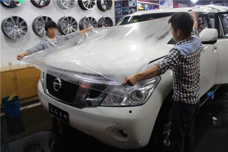 長沙全車UPPF透明膜 日產(chǎn)途樂貼UPPF頂級透明膜