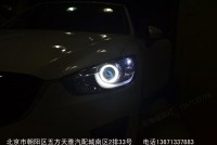 馬自達(dá)CX5改裝車燈 升級奧迪Q5小糸 天使眼
