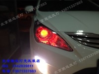 現(xiàn)代瑞納 車燈改裝 奧迪Q5小糸透鏡