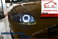 起亞千里馬 車燈改裝 德國(guó)海拉五代透鏡