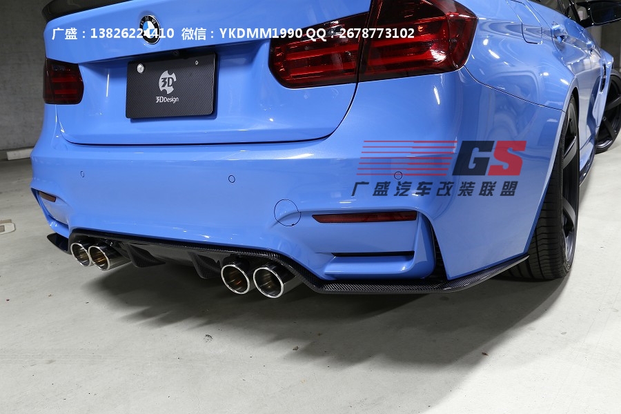 寶馬m4改裝碳纖維后唇 后擾流 包圍 日本3D款包圍 F82 尾翼 后唇