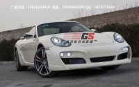 保時捷Cayman/Boxster/987改裝Techart大包圍 排氣管碳纖維尾翼