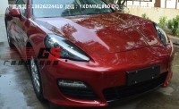保時捷Panamera4S/3.6改裝GTS大包圍 保險杠 尾翼 引擎蓋 排氣管