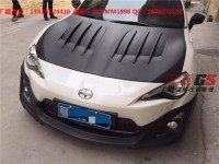 TOYOTA豐田86改裝WALD寬體包圍排氣管碳纖維尾翼機(jī)蓋寬體輪眉輪轂