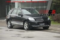奔馳M級(jí)ML300/350/400/AMG63改裝LODER洛德大包圍碳纖維尾翼排氣