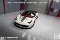 法拉利458改裝LB FERRARI寬體包圍 碳纖維尾翼前唇后唇 IPE排氣管