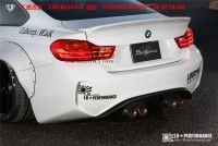 廣盛改裝BMW寶馬4系改裝LB-Performance寬體大包圍碳纖維前唇尾翼