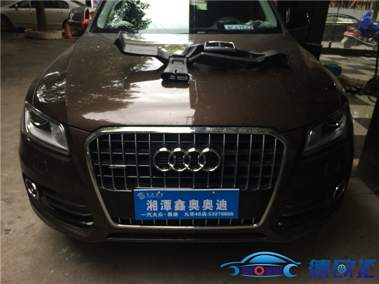 湖南湘潭奧迪Q5進(jìn)取升配凱立德導(dǎo)航倒車影像、后排出風(fēng)口