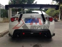 丰田GT86BRZ改装碳纤维WRC款大尾翼碳纤打孔定风翼大小包围