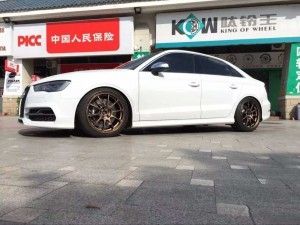 RAYS ZE40上身奧迪S3 減輕簧下質(zhì)量
