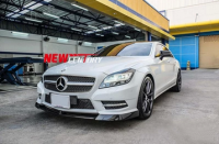奔馳新款CLS改裝碳纖維前唇 W218改裝Vorsteiner碳纖下巴 cls350