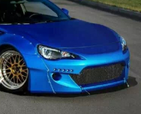 豐田GT86 斯巴魯BRZ改裝火箭兔寬體大包圍改裝尾翼前杠包圍套件
