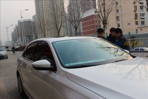 大眾速騰龍膜汽車貼膜石家莊壹捷龍膜汽車太陽膜隔熱膜授權(quán)店