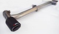 2015款宝马新3系改装排气管双边单出尾喉消音器