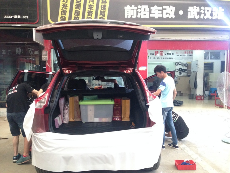 好聽(tīng)的不得了，車友滿意度最高-武漢前沿車改【武漢沃爾沃XC60音響改裝意大利ATI悠揚(yáng)三分頻】