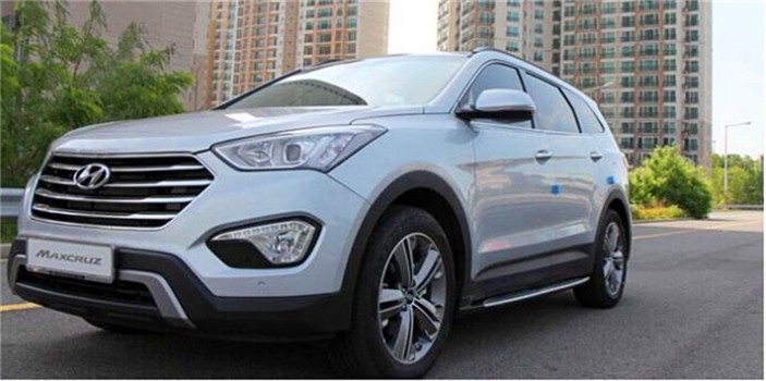 現(xiàn)代格瑞電動踏板安裝作業(yè)，濰坊無限動力汽車改裝