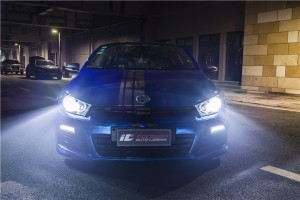 大眾尚酷R改裝美國ACCUAIR氣動避震懸掛-長沙匯格車研