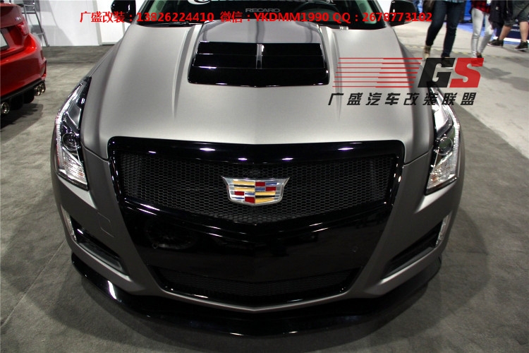 廣盛改裝Cadillac凱迪拉克ATS改裝ZZ Performance碳纖維機(jī)蓋包圍