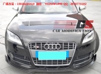 AUDI奧迪TT TTS改裝碳纖維引擎蓋機(jī)蓋頭蓋大小包圍輪轂后視鏡罩