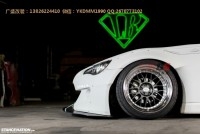 豐田GT86改裝Greddy Rocket bunny寬體二代大包圍碳纖維前唇排氣