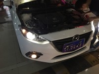 嘉定區(qū)改燈 馬自達(dá)昂科塞拉車燈改裝小糸Q5透鏡 巖崎氙氣燈 日行燈