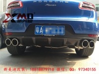 保時(shí)捷 PORSCHE MACAN 小卡宴改裝碳纖維后唇后擾流
