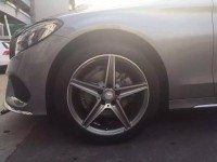 新C、裝18寸 AMG，效果一下子就提升了