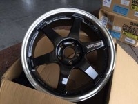 RAYS TE37TTA 黑色拋邊 18寸