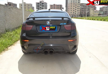 BMW寶馬X6改裝HAMANN中出后唇 哈曼 X6M改裝HAMANN中出排氣后唇