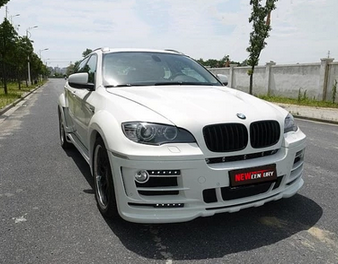 寶馬X6改裝HAMANN款寬體大包圍 E71中出排氣尾端機(jī)蓋BMW LED燈X6M