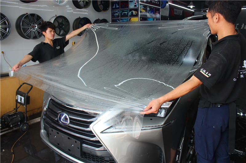 長沙汽車隱形車衣 雷克薩斯全車施工XPEL美國頂級透明保護(hù)膜