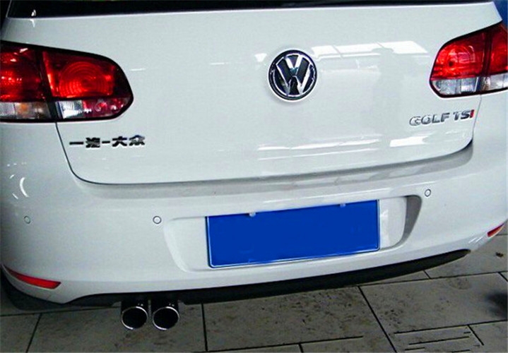 昌邑汽車改裝排氣，高爾夫6改裝排氣作業(yè)展示