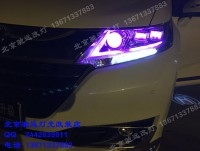 本田奧德賽改裝車燈 大燈改裝海拉五代透鏡 北京改燈