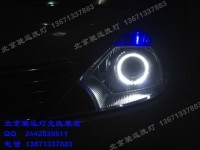 尼桑騏達(dá) 改裝奧迪Q5小糸透鏡 大燈改裝